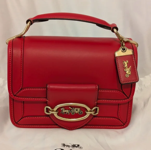 Coach Hero Bag in Sports Red - Picture 2 of 13